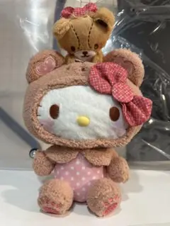 ハローキティ いちご新聞645号コラボレーション ペアぬいぐるみ サンリオ