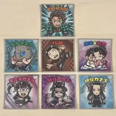 【7枚セット】鬼滅の刃マンチョコ 無限城編 新品 未使用 ビックリマンシール