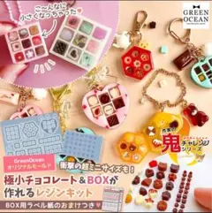 極小チョコレート＆BOXが作れるレジンキット シリコンモールド