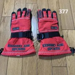 Kensho Abe ウィンタースポーツグローブ レッド