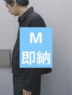 lidnm LINEN CROPPED CHORE JACKET M