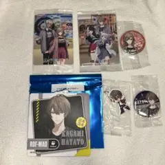 にじさんじ くら寿司 缶バッジ 加賀美ハヤト フレン コースター カード2枚