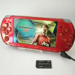 【メモリースティック付】PSP3000本体 レッド