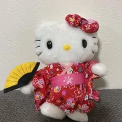 はろうきてぃ ハローキティ 和風 着物ぬいぐるみ キーホルダー 新品