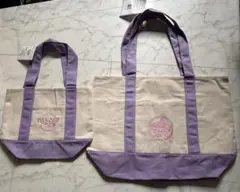 新品TRADER JOE'S パステル パープル　ミニトートバック&トートバッグ