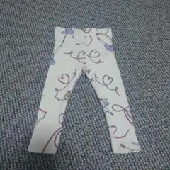 ZABA 　バレリーナ柄レギンス　92cm