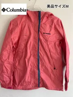 Columbia フード付きジャケット M ピンク　美品