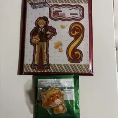 鬼滅の刃　バレンタイン　アクリルスタンド　アニマルクッキーバッジ　我妻善逸