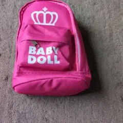 ★7/24値下げ★新品★BABYDOLL リュック型 ポーチ ピンクのサムネイル