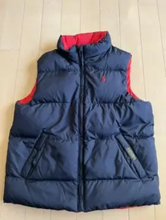 美品　ラルフローレン ダウンベスト キッズ　120 〜 130