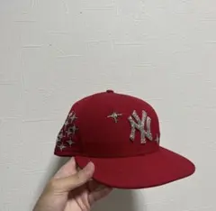 ニューエラ ジュエルカスタム 7 1/2 レッド | Mercari