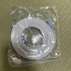 未使用 フラットLANケーブル（ホワイト）