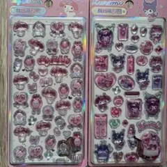 101 海外正規品　マイメロ　クロミ　硬いシール　ボンボンシール