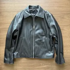 値下【超美品】H&M フェイクレザージャケット ブラックS