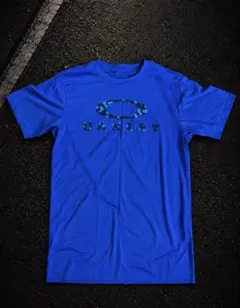 OAKLEY 00s90s テック系 y2k archive Tシャツ OAKLEY Tシャツ 00s90s テック系 y2k archive 青 - メルカリ