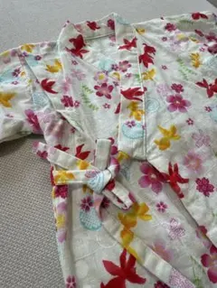 花柄金魚プリント甚平セット 80cm