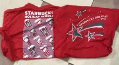 Starbucks ホリデーTシャツ 2枚