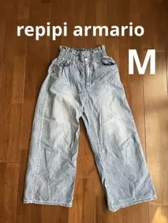 repipi armario ウエストゴムワイドデニムパンツのサムネイル