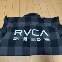 RVCA ルーカ チェック柄 ロゴ入り ロングスリーブ ネルシャツ