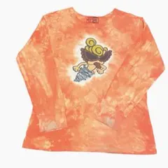 HYSTERIC MINI 長袖カットソータイダイ柄　オレンジ　ヒスミニ　130