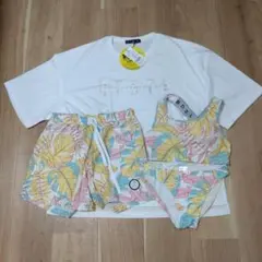 【RUSTY】ラッシュガード 水着 サーフパンツ 4点セット Sサイズのサムネイル