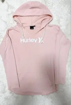 Hurley ピンク フード付きパーカー