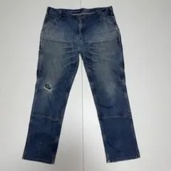 Carhartt ダブルニー デニム ペインターパンツ 38 フェード USA