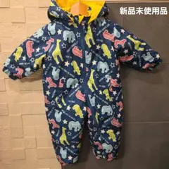 動物柄フード付きスキーウェア　80サイズ