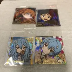 エヴァンゲリオン　ウエハースのおまけシール　4枚セット