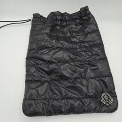 【希少】 MONCLER レザー 本革 キルティング ポーチ ブラック 希少】 MONCLER レザー 本革 キルティング ポーチ ブラック 希少