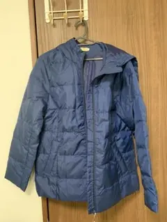 CROCODILE フード付き ネイビーダウンジャケット