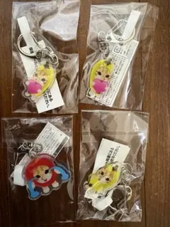 猫ミーム　キーホルダー　4個セット