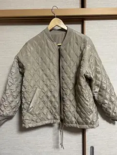 earthmusic&ecologyキルティングジャケット ボンバージャケット風