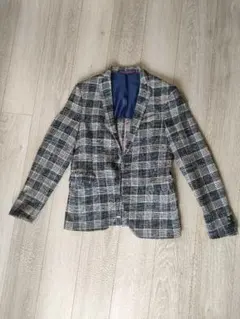 ZARA MAN チェック柄 ビジネスジャケット EUR46