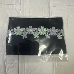 近沢レースティッシュケース 花花（ネイビー）