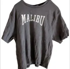 FASHION NOVA MALIBU【M】半袖Tシャツ グレー　クロップド丈