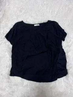 レース Tシャツ ブラック