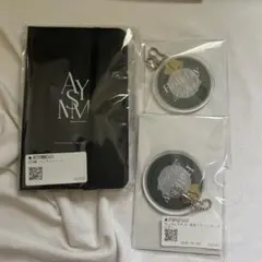 ASYMMハンディーノート・限定アクリルキーホルダー2個