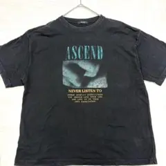 ジーナシス◇ヴィンテージ風 フェード感 Tシャツ 半袖 カットソー 古着 L