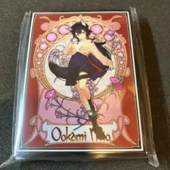 【ハル出品】大神ミオ　ホロライブ　カードスリーブ　ミュシャ風のサムネイル