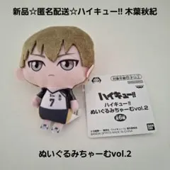 新品☆匿名配送☆プライズ☆ハイキュー!! ぬいぐるみちゃーむvol.2/木葉秋紀