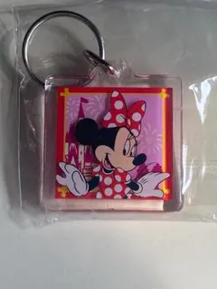 ミニーマウス　東京ディズニーランド　キーホルダー　レトロ