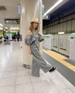 Estella.K セットアップ ストライプ - メルカリ