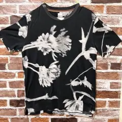 【Paul Smith】　 ポールスミス花柄 フローラルTシャツ ブラックＬのサムネイル
