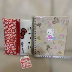 Sanrio ノート、ビニールポーチセット