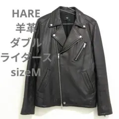 【タグ付】A-2 HARE ハレ　ラムレザー　羊革　　ジャケット ブルゾン　短丈 2026年最新】HARE ラムレザー ライダースの人気アイテム - メルカリ