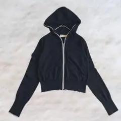 プライベートレーベル パーカー フルジップ 羽織り袖長め シンプル 4612