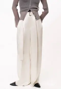 stunninglureベルテッドストレートパンツ