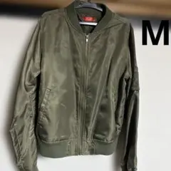 オリーブ ボンバージャケット