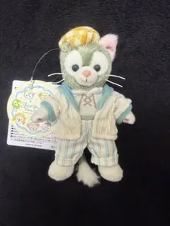 ぬいぐるみバッジ ファインド　ユア　ビューティフル　ブルー　ジェラトーニ